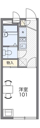 レオパレスエミの物件間取画像